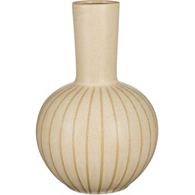 Vase Holm de Mica Decorations - Céramique Crème 34x34x52 cm - Publicité Vase Holm de Mica Decorations - Céramique Crème 34x34x52 cm - Publicité