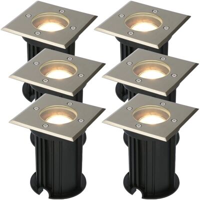 HOFTRONIC Ramsay Vierkante dimbare LED grondspot - Roestvrij staal - 4000K - 5W - IP67 waterdicht - 3 jaar garantie HOFTRONIC Ramsay Vierkante dimbare LED grondspot - Roestvrij staal - 4000K - 5W - IP67 waterdicht - 3 jaar garantie