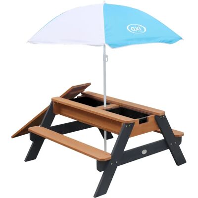 AXI Nick Water & Sand Picknicktafel - Speelset met parasol AXI Nick Water & Sand Picknicktafel - Speelset met parasol