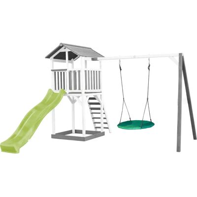 AXI - Beach Tower - White-Grey Wood - Play Tower AXI - Beach Tower - White-Grey Wood - Play Tower