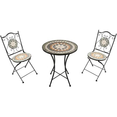AXI - Amélie - Mosaic Gris Etoile - Tafel Bistro - Tuinset AXI - Amélie - Mosaic Gris Etoile - Tafel Bistro - Tuinset