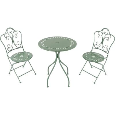 AXI Marilou Pastellgrüner Balkon Bistro-Set - Garten, Terrasse AXI Marilou Pastellgrüner Balkon Bistro-Set - Garten, Terrasse