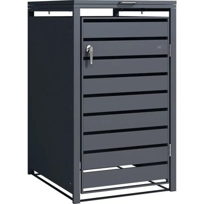 Ambia Garden Opbergbox - Antraciet - Metaal - 68/80/116 cm Ambia Garden Opbergbox - Antraciet - Metaal - 68/80/116 cm