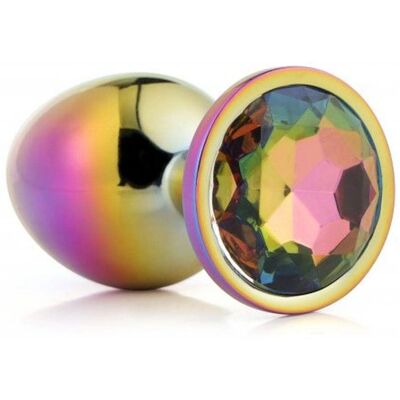 Dream Toys Tapón Anal de Aluminio - Multicolor - Grande - Seguro y Discreto Dream Toys Tapón Anal de Aluminio - Multicolor - Grande - Seguro y Discreto