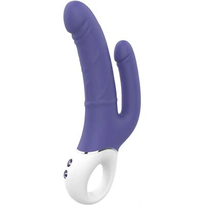 Dream Toys Violet 23,5 cm Vibromasseur Double Plaisir - Vibrateur - Publicité Dream Toys Violet 23,5 cm Vibromasseur Double Plaisir - Vibrateur - Publicité
