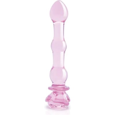 Dream Toys Γυάλινο Rosebud Beaded Dildo - 19,3cm Dream Toys Γυάλινο Rosebud Beaded Dildo - 19,3cm
