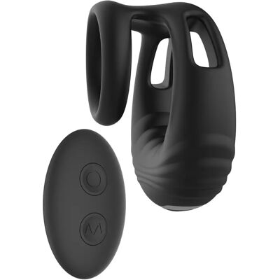 Dream Toys Ramrod Strong Vibrating Cockring - Black - Adult Toy Dream Toys Ramrod Strong Vibrating Cockring - Black - Adult Toy
