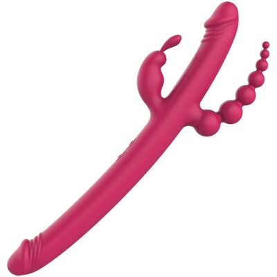 Dream Toys Dream Toys Esenciales Rosa Vibrador triple - Vibrador Dream Toys Dream Toys Esenciales Rosa Vibrador triple - Vibrador