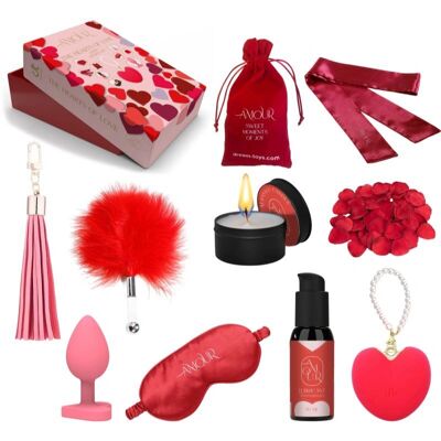 Dream Toys Amour Η Καρδιά της Αγάπης, Σετ 10 τεμαχίων Dream Toys Amour Η Καρδιά της Αγάπης, Σετ 10 τεμαχίων