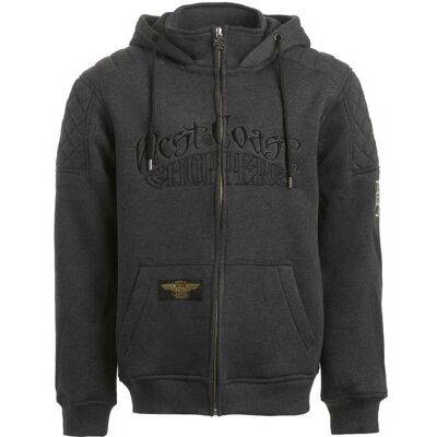 West Coast Choppers Felpa con Zip da Uomo - Stile Moto West Coast Choppers Felpa con Zip da Uomo - Stile Moto