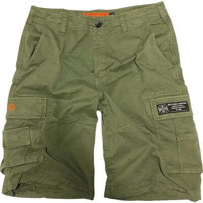 Pantaloncini cargo da uomo West Coast Choppers - verde oliva - Pantaloni cargo Pantaloncini cargo da uomo West Coast Choppers - verde oliva - Pantaloni cargo