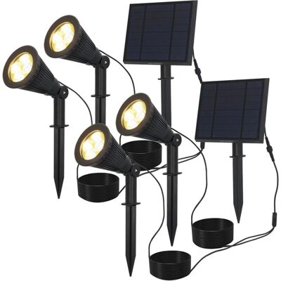 HOFTRONIC Modell Bend Duo Solar Gartenstrahler - Warmweiß 3000K HOFTRONIC Modell Bend Duo Solar Gartenstrahler - Warmweiß 3000K
