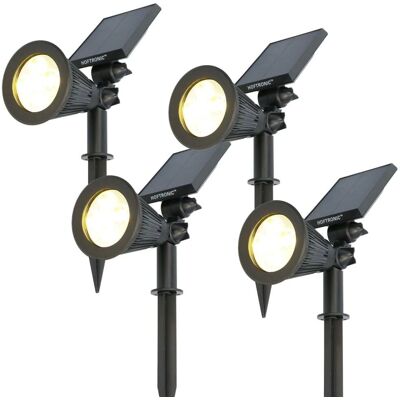 HOFTRONIC 4x Bend LED Zonnepanelen Tuinspot - Tuinspot met Grondpin HOFTRONIC 4x Bend LED Zonnepanelen Tuinspot - Tuinspot met Grondpin