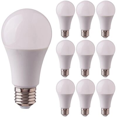 V-TAC LED Lamp - 10 stuks E27 8,5W A60 - Vervangt 60W V-TAC LED Lamp - 10 stuks E27 8,5W A60 - Vervangt 60W