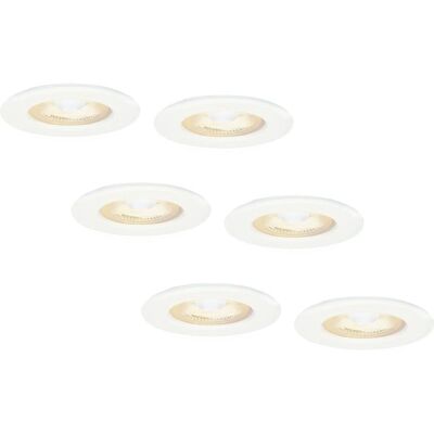 HOFTRONIC Wit Nola dimbare LED Inbouwspot - 49mm - 5W - IP65 HOFTRONIC Wit Nola dimbare LED Inbouwspot - 49mm - 5W - IP65
