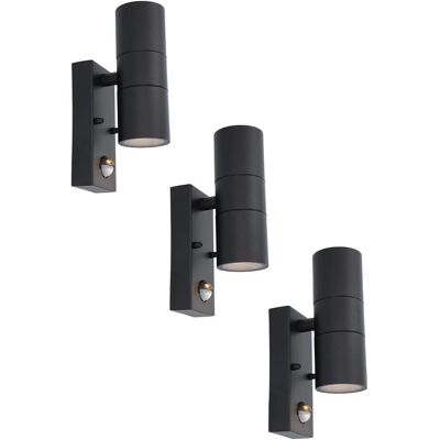 HOFTRONIC HOFTRONIC Blenda Wandlamp - Bewegingsmelder & Schemer - IP44 - Zwart HOFTRONIC HOFTRONIC Blenda Wandlamp - Bewegingsmelder & Schemer - IP44 - Zwart