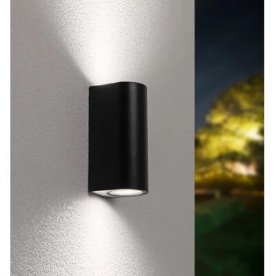 HOFTRONIC Douglas dimmbare LED-Wandleuchte - Schwarz - IP65 HOFTRONIC Douglas dimmbare LED-Wandleuchte - Schwarz - IP65