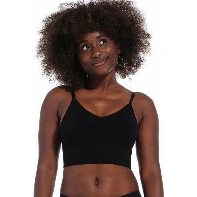 MAGIC BODYFASHION Bustier - Nero - Monocolore - Casual - Comodo - Bustier MAGIC BODYFASHION Bustier - Nero - Monocolore - Casual - Comodo - Bustier