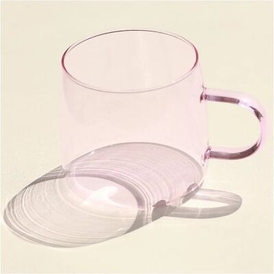 Mave Design Mave Feeling Kaffekrus Sett - 2 Rosa Kopper for Varmt & Kaldt Drikke Mave Design Mave Feeling Kaffekrus Sett - 2 Rosa Kopper for Varmt & Kaldt Drikke