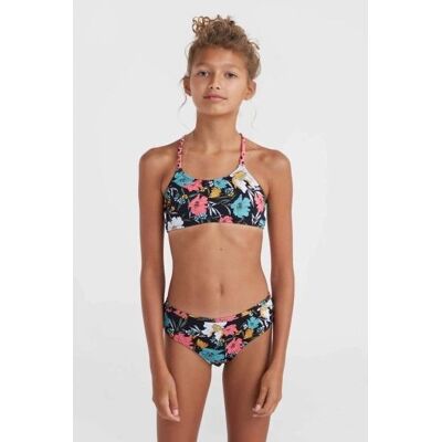 O'Neill Lányok Mix and Match Tropics bikini szett - Fekete / Kék O'Neill Lányok Mix and Match Tropics bikini szett - Fekete / Kék