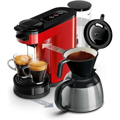 Philips HD6592/84 - Rouge - Cafetière - Publicité Philips HD6592/84 - Rouge - Cafetière - Publicité