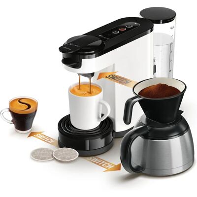 Philips HD6594/02 - Vit - Kaffebryggare Philips HD6594/02 - Vit - Kaffebryggare