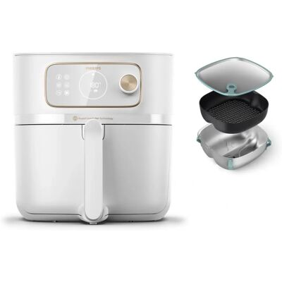 Philips HD9876/25 - Blanc - Friteuse à air chaud - Publicité Philips HD9876/25 - Blanc - Friteuse à air chaud - Publicité