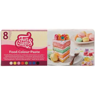 Barwniki Żelowe Jadalne FunCakes - Zestaw 8 sztuk - Stabilne do 200°C Barwniki Żelowe Jadalne FunCakes - Zestaw 8 sztuk - Stabilne do 200°C