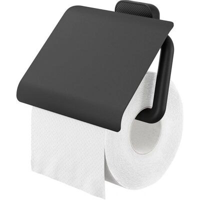 Tiger Carv WC-Papierhalter mit Deckel - Schwarz Tiger Carv WC-Papierhalter mit Deckel - Schwarz