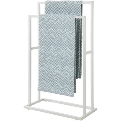 Sealskin Carré Freetanding Towel Rack - White Sealskin Carré Freetanding Towel Rack - White