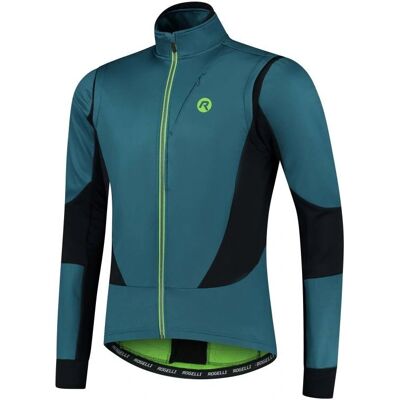 Rogelli Blå Lime Vinterscykeljacka - Cykeljacka Rogelli Blå Lime Vinterscykeljacka - Cykeljacka