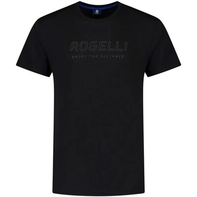 Rogelli L Schwarzes Logo T-Shirt - Sportlich Rogelli L Schwarzes Logo T-Shirt - Sportlich