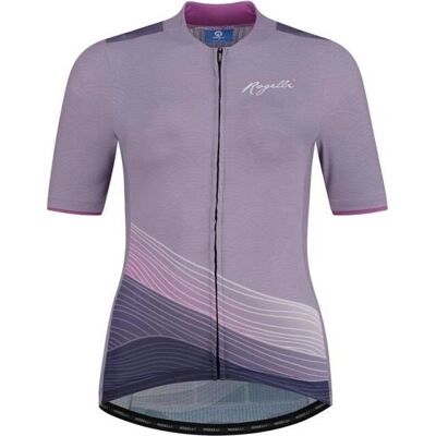 Rogelli Peace Violett Radtrikot - Pro Fit, Atmungsaktive Mesh, 3 Taschen Rogelli Peace Violett Radtrikot - Pro Fit, Atmungsaktive Mesh, 3 Taschen