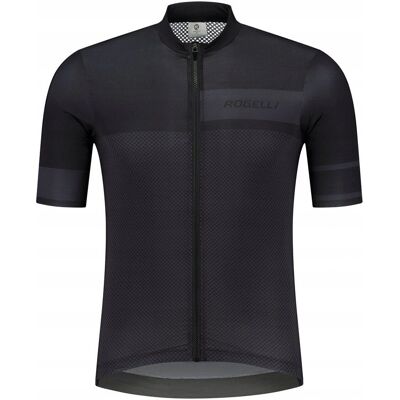 Rogelli - Block - Czerń - XL - Koszulka kolarska Rogelli - Block - Czerń - XL - Koszulka kolarska