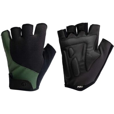 ROGELLI M Schwarz/Olive Green Fahrrad-Handschuhe - Fahrrad Handschuhe ROGELLI M Schwarz/Olive Green Fahrrad-Handschuhe - Fahrrad Handschuhe
