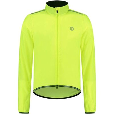 Rogelli Essential Gelbe Fahrrad-Regenjacke - Wasserfest Rogelli Essential Gelbe Fahrrad-Regenjacke - Wasserfest