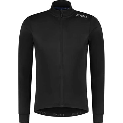 Rogelli 2XL schwarzes Radtrikot mit elastischen Bündchen Rogelli 2XL schwarzes Radtrikot mit elastischen Bündchen
