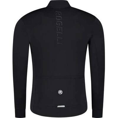 Maillot de Cyclisme Rogelli Distance pour Homme - Manche Longue, Noir - Publicité Maillot de Cyclisme Rogelli Distance pour Homme - Manche Longue, Noir - Publicité
