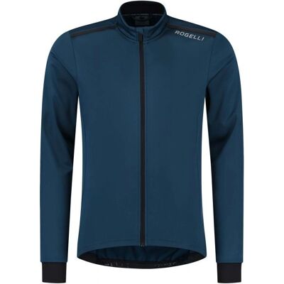 Kurtka rowerowa Rogelli - Softshell, Wodoodporna, Zima, Ciemny niebieski Kurtka rowerowa Rogelli - Softshell, Wodoodporna, Zima, Ciemny niebieski