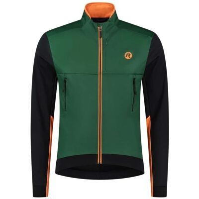 Rogelli Fahrradjacke - Winter Radjacke - Orange-Grün Rogelli Fahrradjacke - Winter Radjacke - Orange-Grün