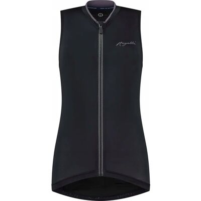 Kamizelka rowerowa damska Rogelli Essential - Czarna - Rozmiar M Kamizelka rowerowa damska Rogelli Essential - Czarna - Rozmiar M
