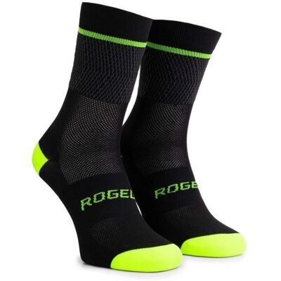 Skarpety rowerowe Rogelli Hero 2 - Żółte - Oddychające, Wygodne, Nowoczesny Styl Skarpety rowerowe Rogelli Hero 2 - Żółte - Oddychające, Wygodne, Nowoczesny Styl