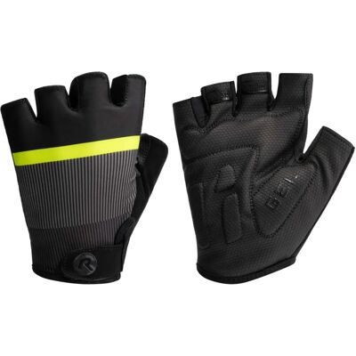 Rękawice rowerowe Hero 2 - Krótki palec, Velcro, Odblaskowe Rękawice rowerowe Hero 2 - Krótki palec, Velcro, Odblaskowe