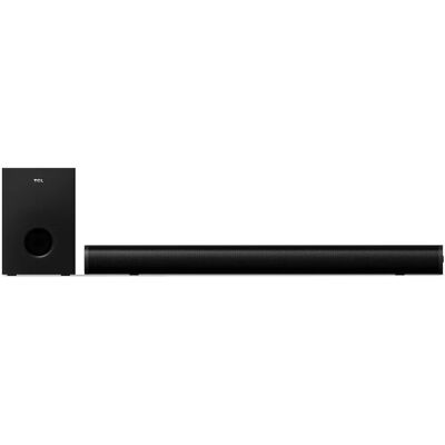 Barre de son sans fil TCL S522WE - 200 W, Noire, 2.1 Canaux - Publicité Barre de son sans fil TCL S522WE - 200 W, Noire, 2.1 Canaux - Publicité