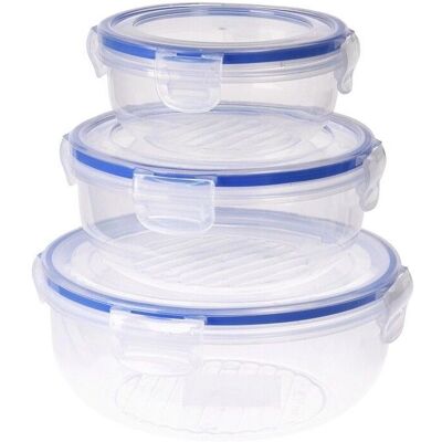 Set di 3 contenitori per il pranzo - Plastica, Excellent Houseware Set di 3 contenitori per il pranzo - Plastica, Excellent Houseware