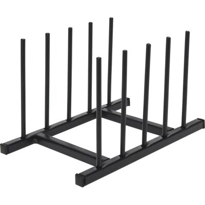 Home Styling Collection Organizzatore in metallo nero per piatti e coperchi - Organizzatore Home Styling Collection Organizzatore in metallo nero per piatti e coperchi - Organizzatore