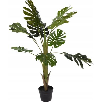 Sztuczna roślina Monstera - Zielona - 110cm Dekoracja wnętrz Sztuczna roślina Monstera - Zielona - 110cm Dekoracja wnętrz
