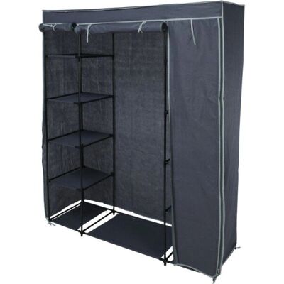 Koopman - Abnehmbarer Kleiderschrank - 141x45x167 cm Koopman - Abnehmbarer Kleiderschrank - 141x45x167 cm