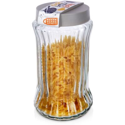 Excellent Houseware Glas en Plastic Containers - Voedselopslag Excellent Houseware Glas en Plastic Containers - Voedselopslag