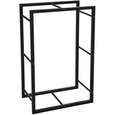 Progarden Stahl-Holzregal - Rechteckig Schwarz 45x28x70cm Progarden Stahl-Holzregal - Rechteckig Schwarz 45x28x70cm